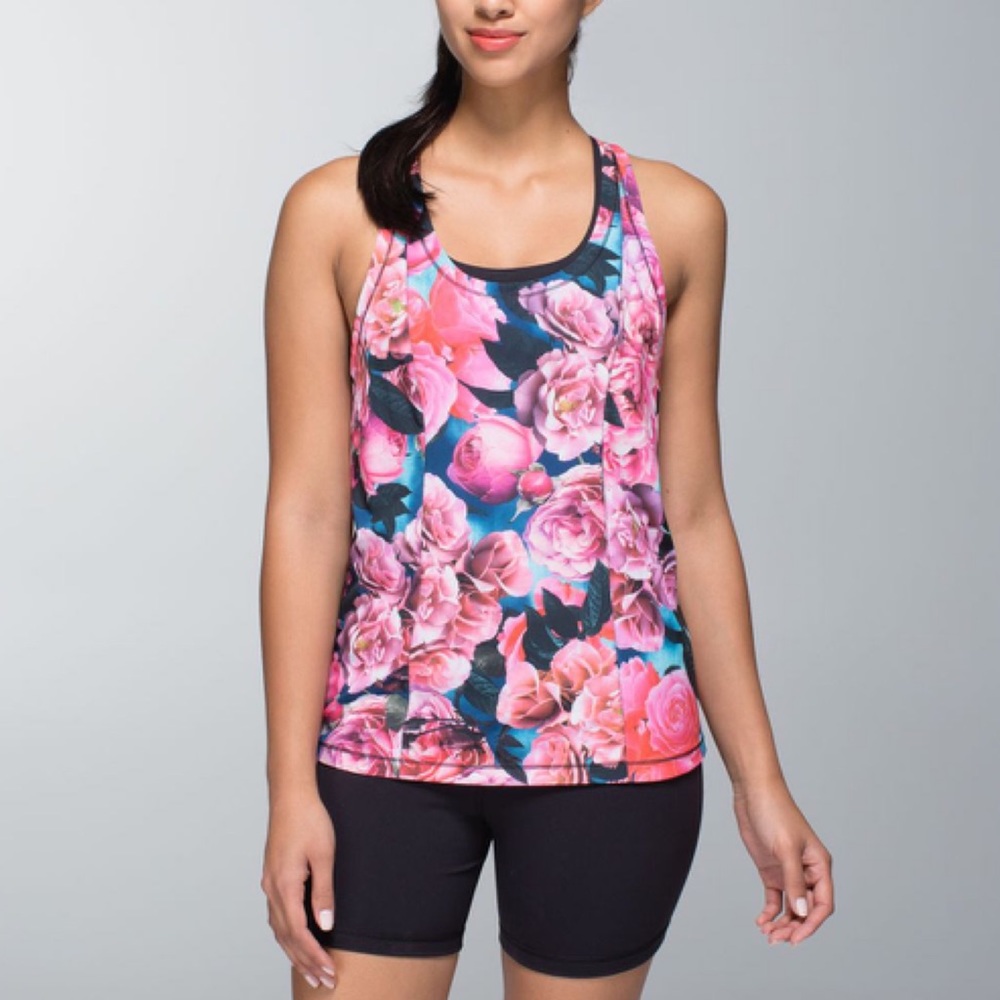 Lululemon Lightened Up Singlet Sz 8
